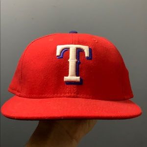Texas Rangers 7 1/4 Red New Era Cap